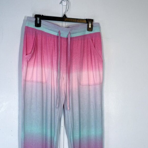 BP Women's  Dip Dye Sweatpant Joggers in Deep Pink Multi - Picture 2 of 9